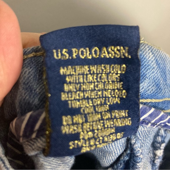 Beverly Hill Polo Club faded wide leg flare jeans size 10 Y2K blue - Picture 2 of 9